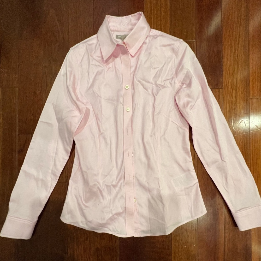 Light Pink Banana Republic Office shirt size 0